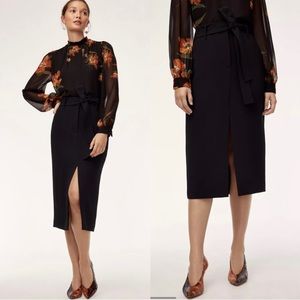 Wilfred Tie Front Skirt